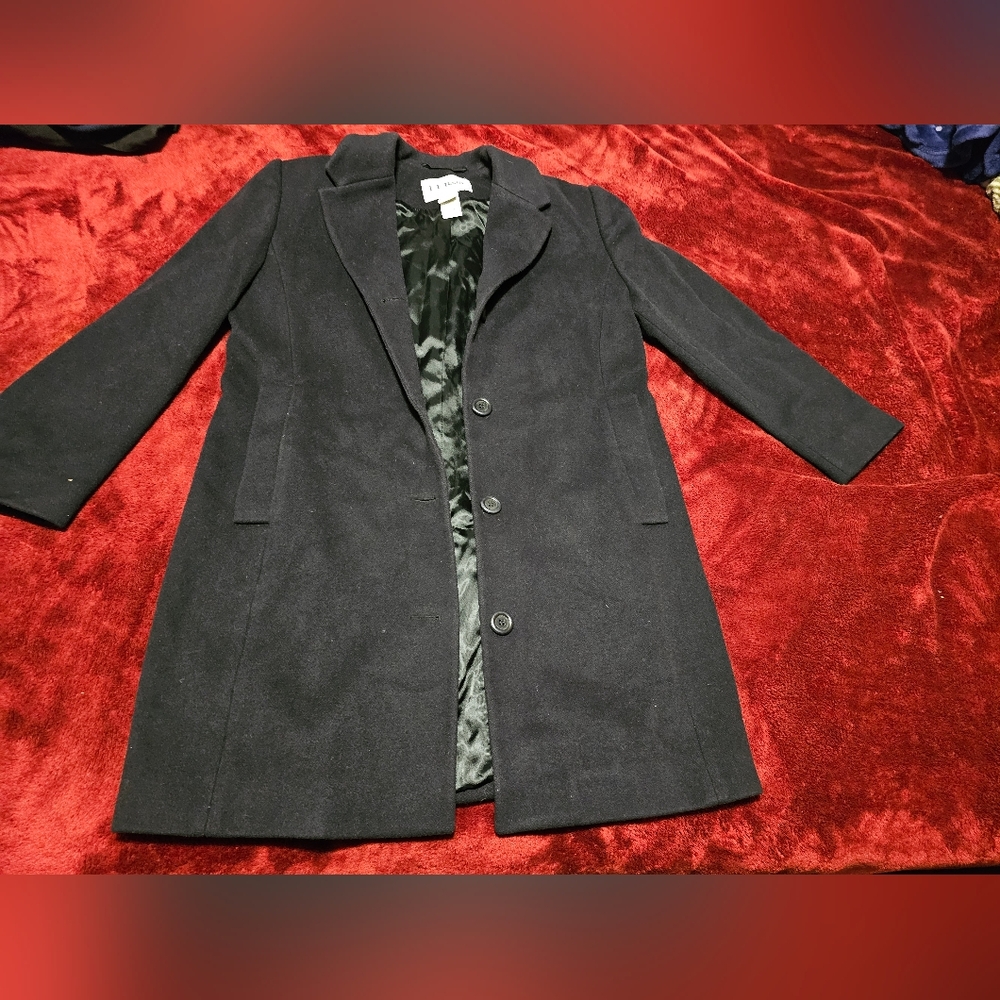 L.L. Bean Elegant Dark Trench Coat